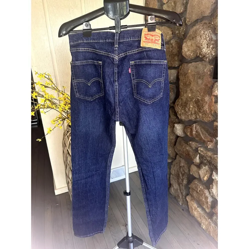 Levi's 505 Straight Regular Fit Men's Jeans Size 32x32 Blue - Mint Condition